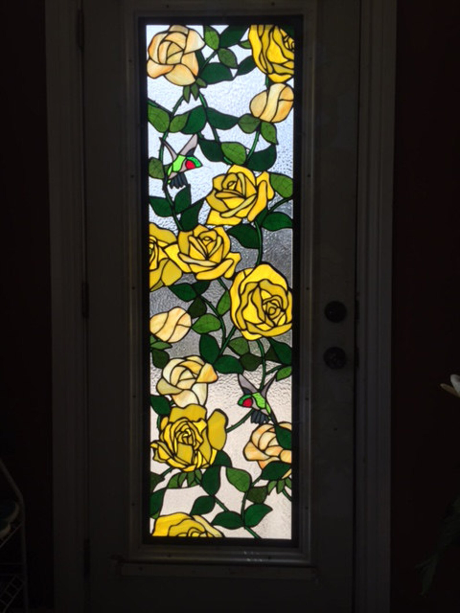 Custom Made Stained Glass Door Panels Etsy