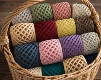 Colorful Cotton Yarn, Chunky Macrame And T Shirt Yarn, Bulky Weaving Yarn For Rugs, Crochet Yarn, Cotton Cord, Creative Handmade Projects