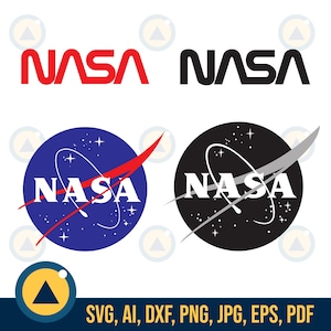 Nasa Logo Vector | Brand Logo Clipart | Cut files | Cricut and silhouette | instant download