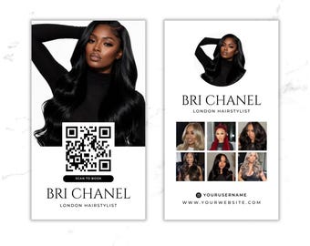 Service Provider Business Card Template | Editable Canva Business Card | Beauty Business Card | Small Business Card