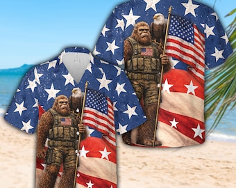 250 Years Of Freedom America Hawaiian Shirt, USA Astronaut 4th July Button Up Shirt, Patriotic Gift For Veteran Independence Day Aloha Shirt