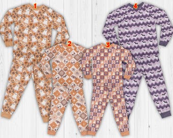 Halloween Pajamas Set, Spooky Pumpkin Skeleton Ghost Family PJs, Matching Halloween Sleepwear for Adult Youth Kid Trick or Treat Party Gift