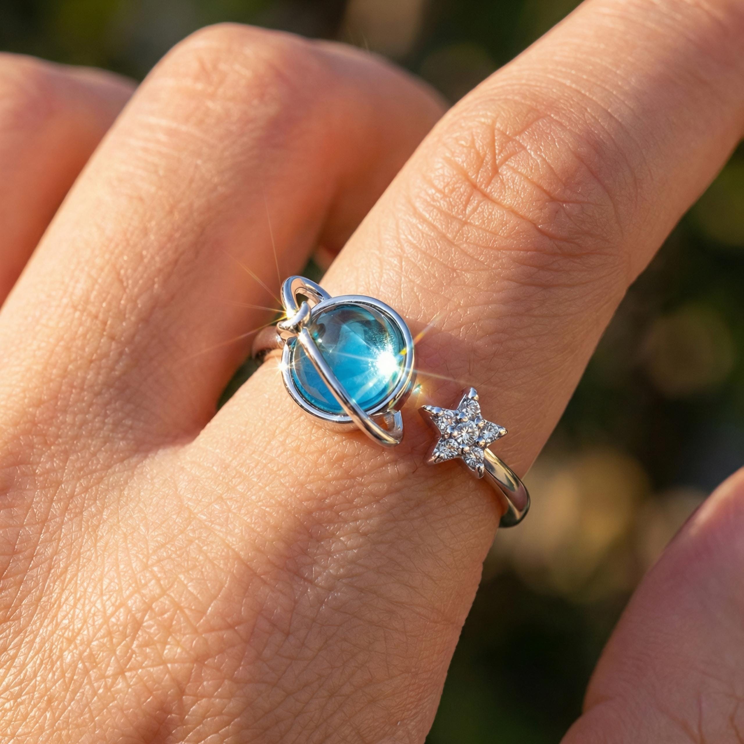 Planet Ring - Etsy