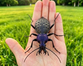 Escarabajo Carabidae, ejemplar de escarabajo terrestre, exhibición de insectos reales, artículo de colección de entomología, decoración natural para hacer tú mismo, regalo de arte con insectos de 1.6 pulgadas