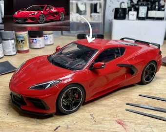 Custom Personalised Replica of your Car Miniature Scale Model   Handmade Vehicle Replica Unique Car Lover Gift