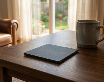 Posavasos de acero resistente, decoración de mesa industrial moderna