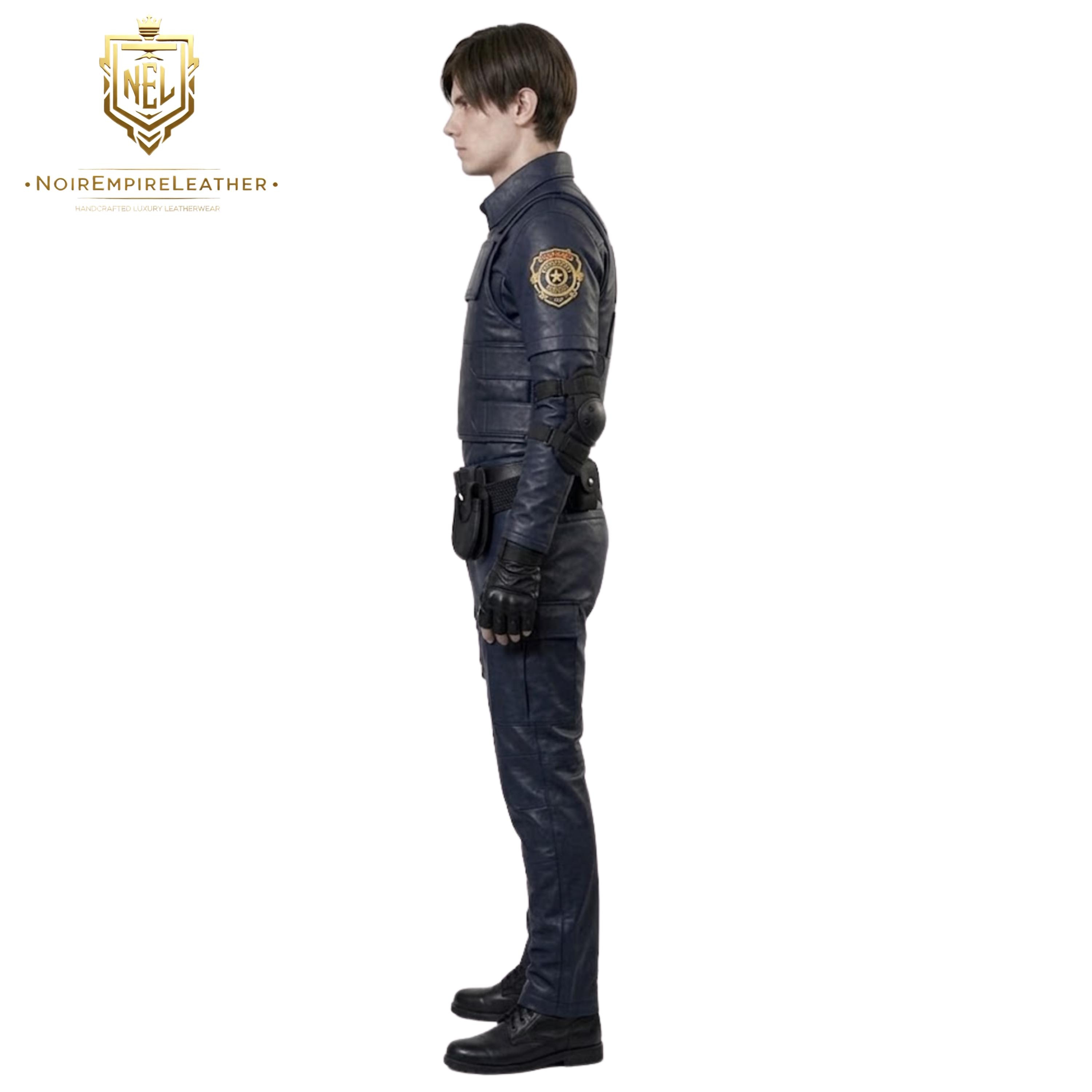 Leon Kennedy Resident Evil Remake R.P.D. Police Uniform Cosplay Costume ...