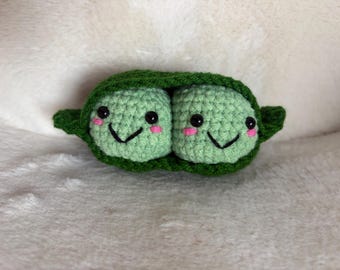 Crochet Peas in a Pod Plush – Handmade Couples Anniversary Keepsake