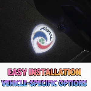 2pcs/set Personalized Full-Color Car Door Projector Lights - Custom Puddle Welcome Lamps - Ghost Shadow LED Projection - Any Photo or Text