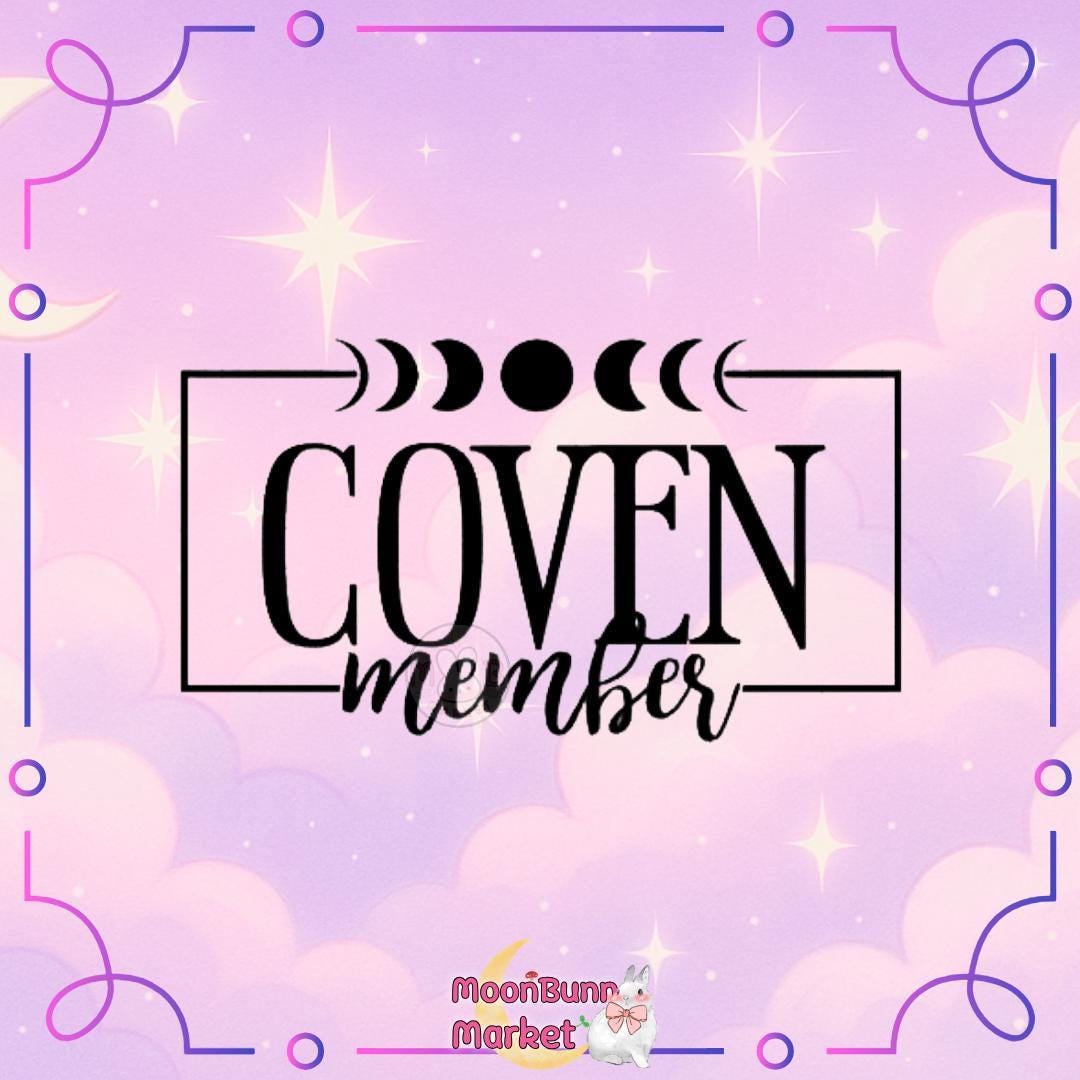 Member Decals Coven Member Vinyl Decal - Etsy