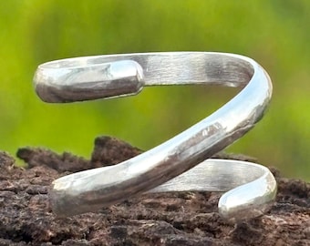 Anillo de plata de ley 925: anillo minimalista apilable