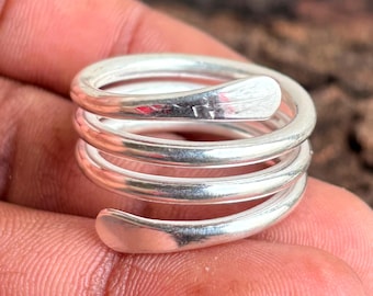 925 Sterling Silver Band Ring – Minimalist Stackable Ring .