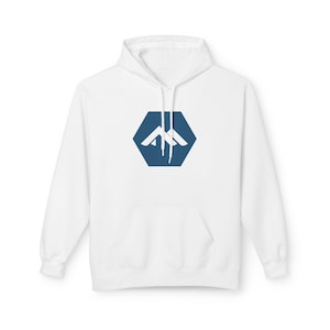 Alpine Linux Hoodie - Midweight Fleece Pullover - Open Source Developer Gift for Sysadmins and Programmers