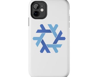 NixOS Snowflake Phone Case | Linux Logo Snap-On Cover for iPhone & Samsung