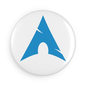 Arch Linux Logo Button Magnet