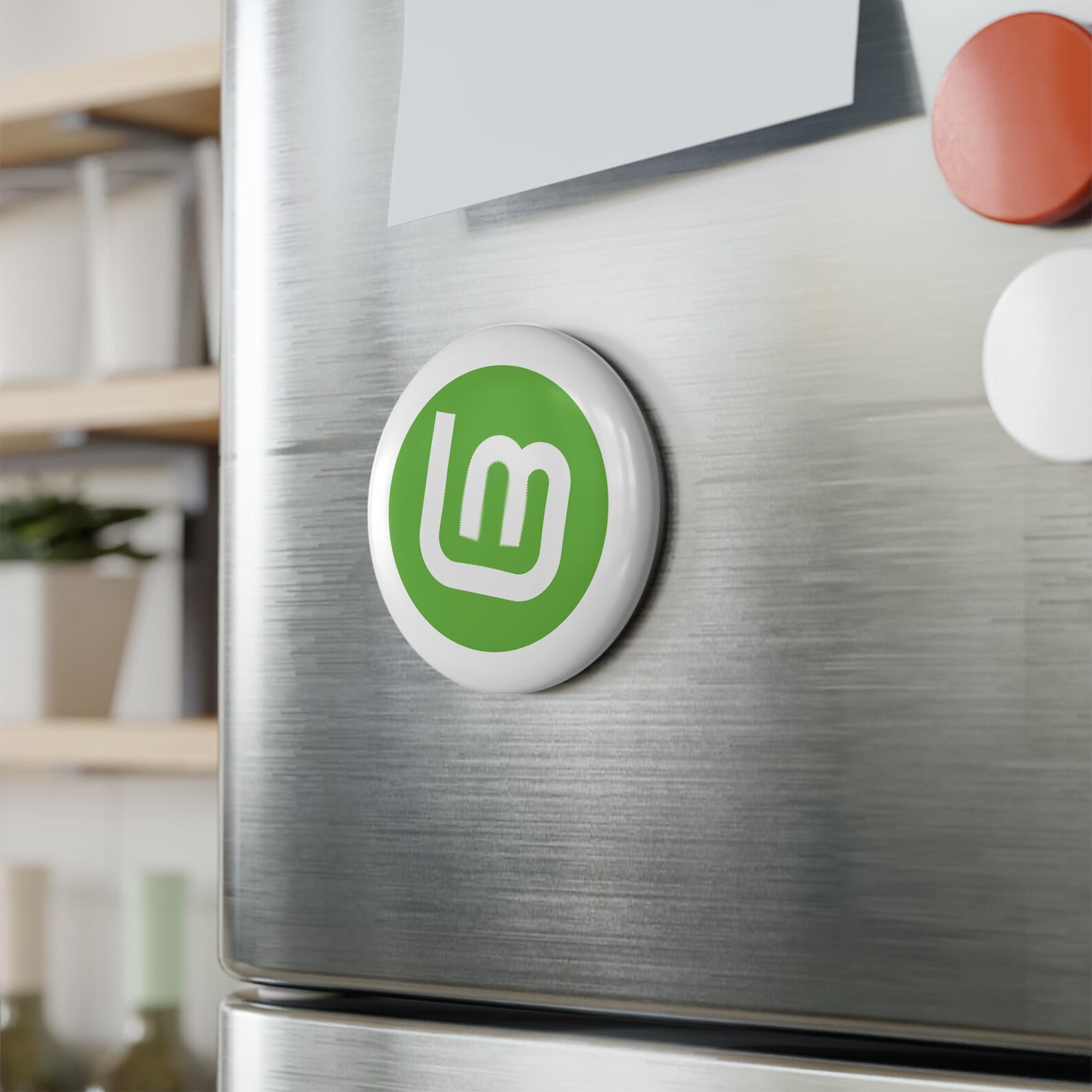 Linux Mint Magnet | Linux Mint Logo Round Button Magnet - Etsy