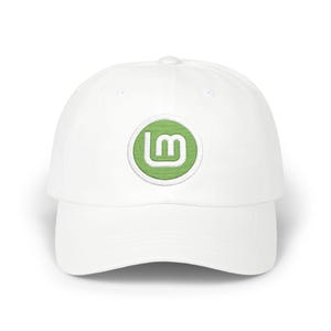 Linux Mint Embroidered Cap | Classic Dad Cap