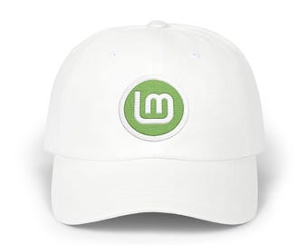 Linux Dad Hat | Embroidered Linux Mint Cotton Baseball Cap for Programmers