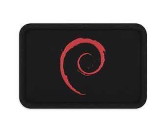 Debianの刺繍ロゴパッチ、Linuxバックパックとジャケットバッジ、オープンソース開発者へのギフト