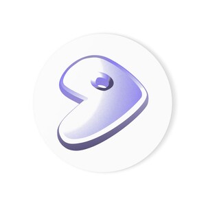 Gentoo Linux onderzetter, open source bureaudecoratie, cadeau voor ontwikkelaars en systeembeheerders, computer drinkmat