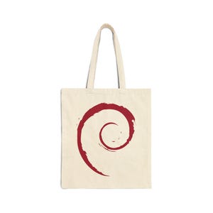 Debian Laptop Tasche mit Swirl Logo