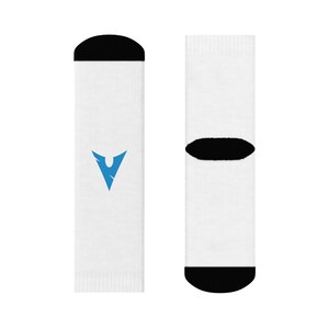 Arch Linux Logo Crew Socks, Open Source Developer Gift, Programmer and Sysadmin Socks