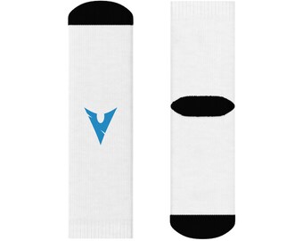 Arch Linux Logo Crew Socks, Open Source Developer Gift, Programmer and Sysadmin Socks