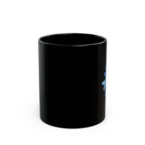 NixOS Mug - Black Ceramic Coffee Cup - Reproducible Linux Gift for Developers and Sysadmins