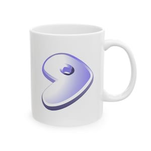Gentoo Logo Mug | Linux Gentoo Logo Coffee Cup