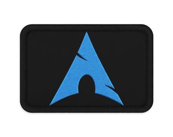 Arch Linuxの刺繍パッチ、オープンソースのバックパックとジャケット用バッジ、開発者向けギフト