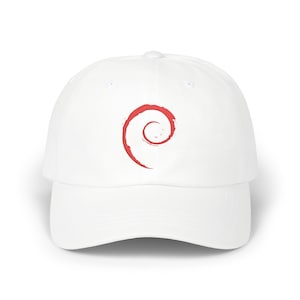 Debian Embroidered Cap - Classic Dad Cap - Open Source Gift for Developers and Sysadmins