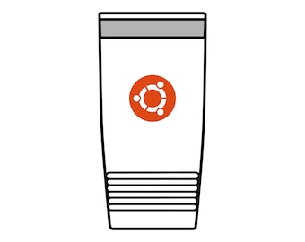 Ubuntu Insulated Tumbler - Orange Circle of Friends, 20 oz