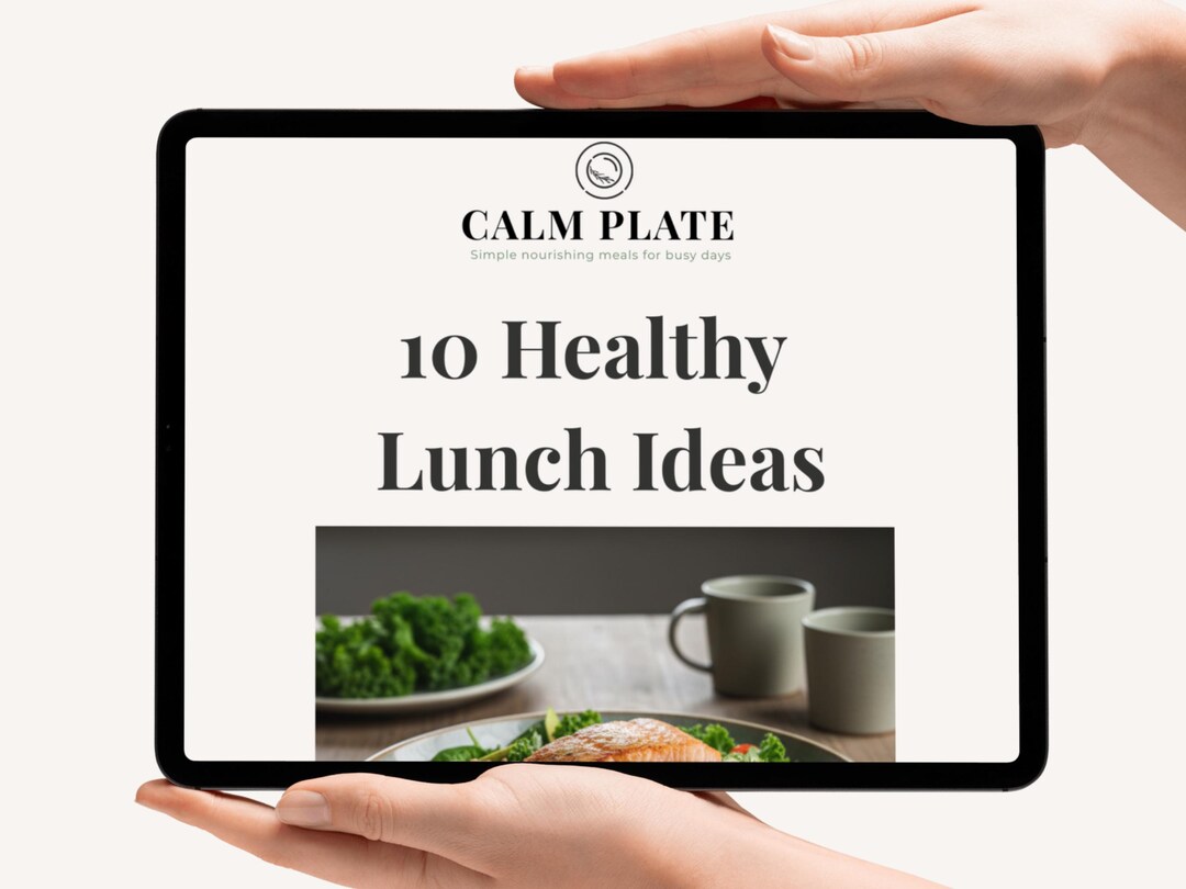 Simple Healthy Lunch Ideas PDF | Easy Balanced Lunches for Busy Days ...