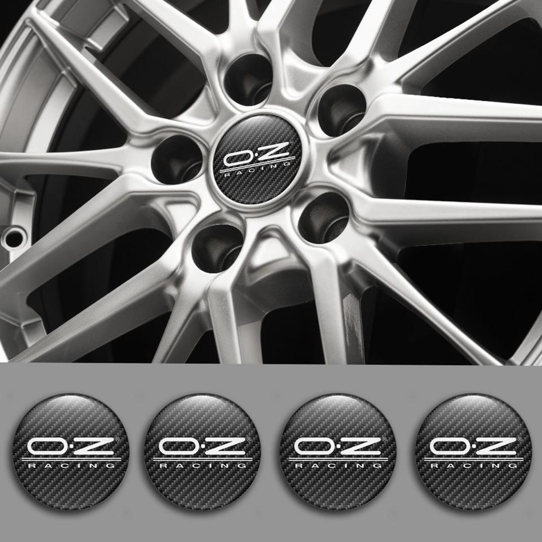 Oz Racing Rim Logo OZ Racing Logo Decals: 3D Epoxy Emblem Wheel Center Caps (set of 4 ...