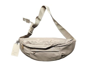Ein neuer Tag Bauchtasche Gürteltasche Damen Beige verstellbarer Riemen Reißverschluss
