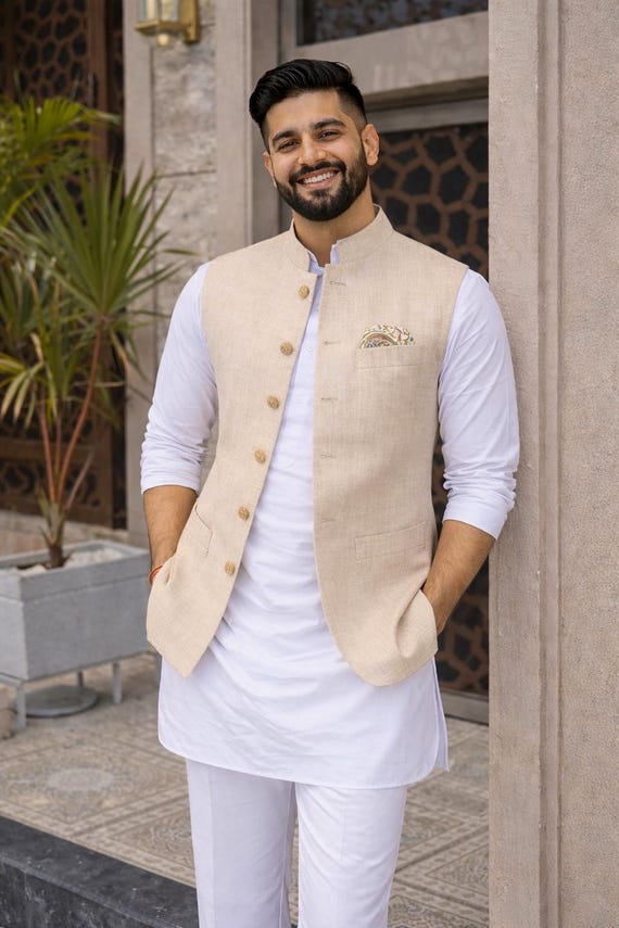 nehru jacket formal wedding dress for men The Versatility of Nehru Jackets