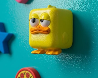 Duck|Wall Art|Handmade Resin Duck Fridge|Animal Figurine Decor