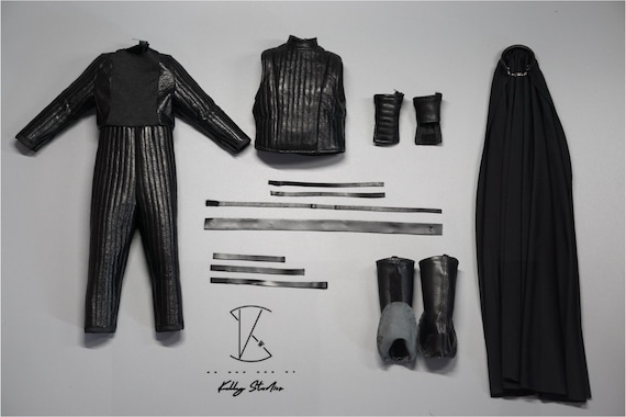 Kelly Studio Cape |darth Vader Genuine Leather Set | Hottoys