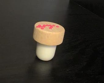Braille Wine Stopper | Handmade Wooden Bottle Cork | Personalised Wine Accessory