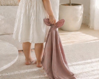 Baby Comforter XL 65x65 | Muslin Comforter | Large Baby Cuddly Toy | Nursery Comforter | Baby Shower Gift
