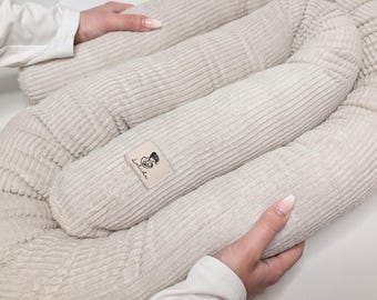 Corduroy surround for changing table & dresser | Protective roll | Roll-up cushion | Table roll | Baby's room | Handmade