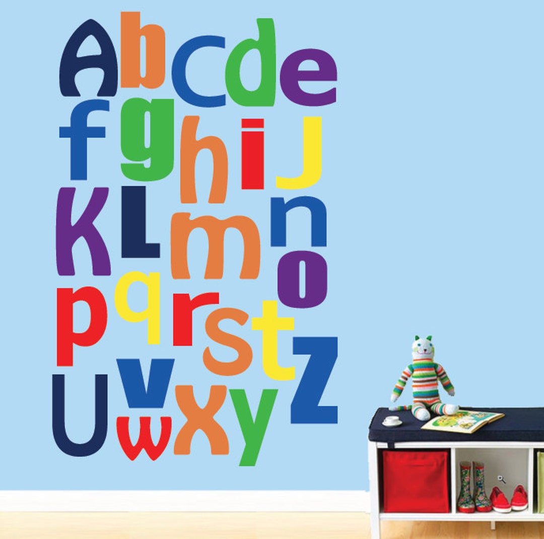 Alphabet Decal Alphabet Decal 327SWA Etsy
