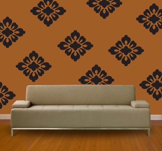 Items similar to Wall Decal Pattern Decorative Vinyl Wall Art EXTRA