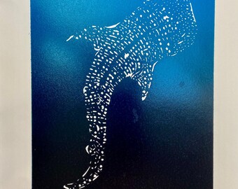 What Shark? (linocut print)