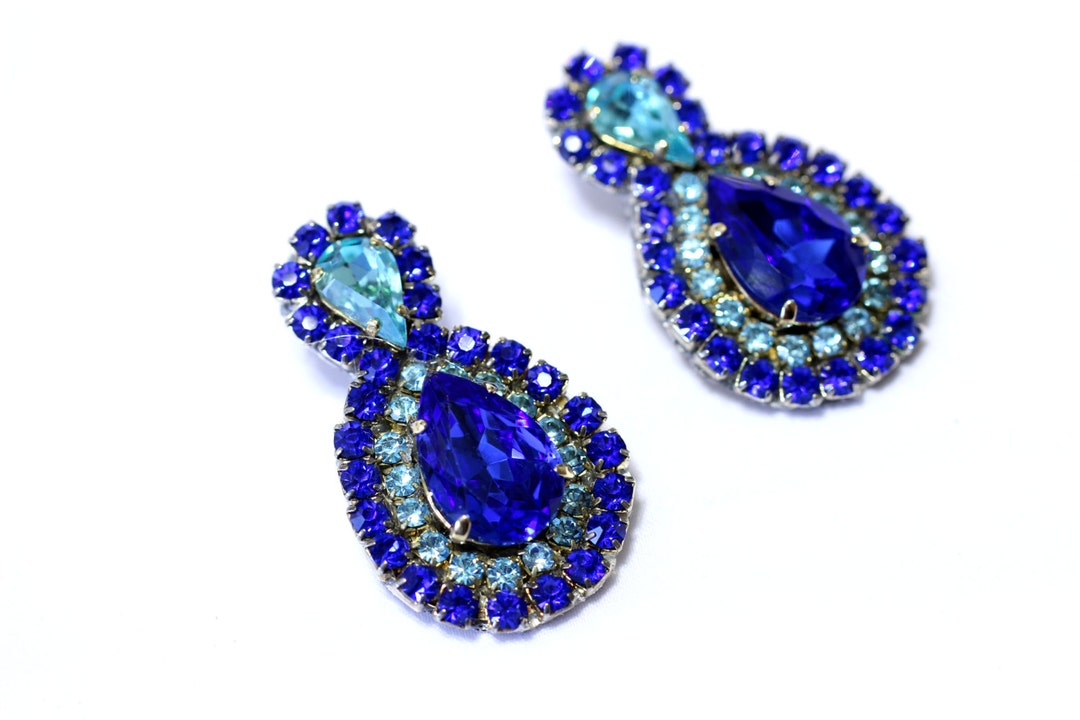 ★関税込★VINTAGE HOLLYWOOD★All Crystal Ring Earring.s★ il_1080xN.555075768_ln9f.jpg
