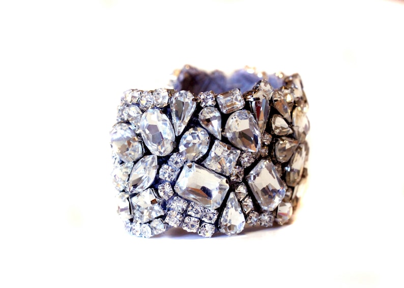 Pin & Tube - Crystal Cuff Large main image 1
