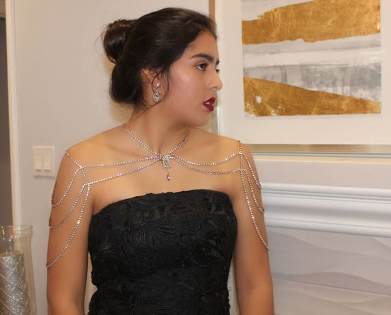 necklace for off the shoulder formal dress Necklace For One Shoulder Dress