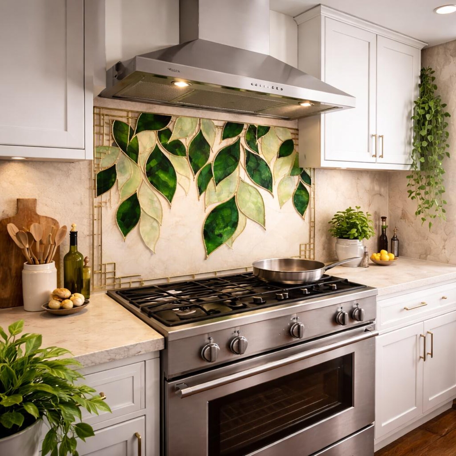 Floral Relief Glass Kitchen Backsplash – Stone Carved Flower Design - Etsy