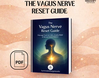 The Vagus Nerve Reset Guide | Calm Anxiety & Nervous System Balance Workbook