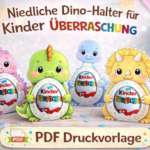 Printbare eierhouder met dinosaurus-thema voor een kinderverjaardag | Feestartikelen voor kinderen | Dinosaurus verjaardagscadeautjes | PDF-download
